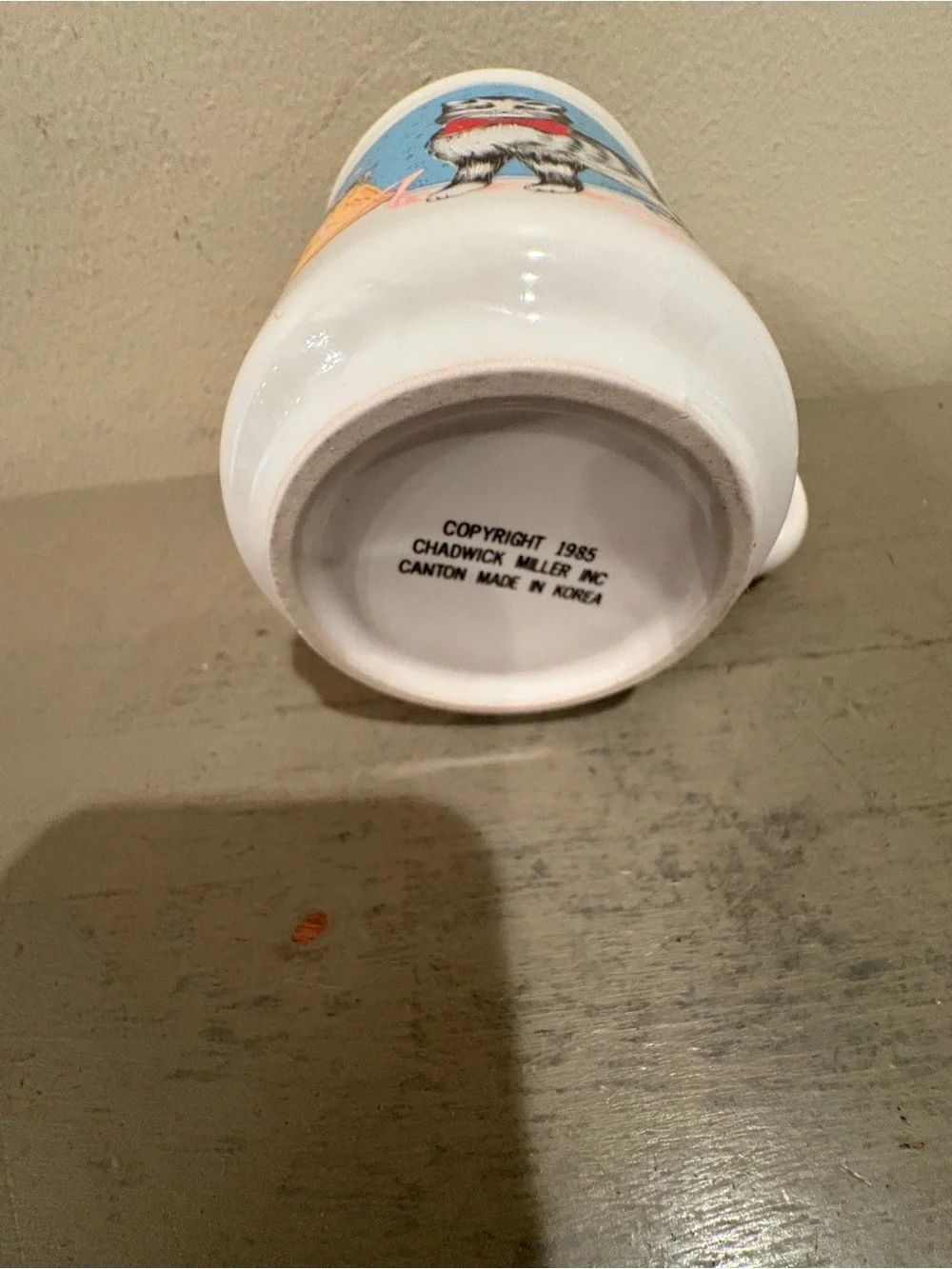 VTG 1985 Ceramic Cat Coffee/Tea Mug